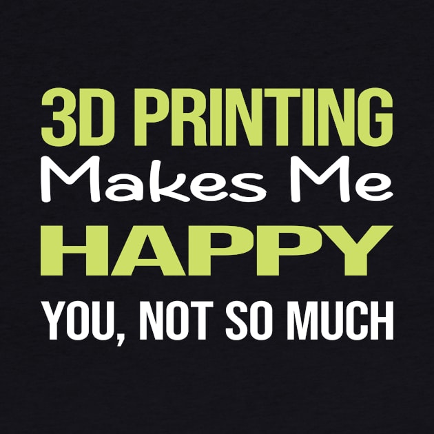 Funny Happy 3D Printing by symptomovertake